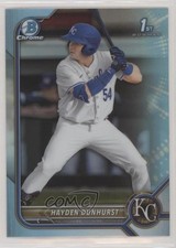 2022 Bowman Draft Chrome Sky Blue Refractor Hayden Dunhurst #BDC-44 00jz
