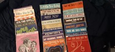 Lot of 21 Vintage Sheet Music Songs from the 1940s AND 50'S Piano Vocal