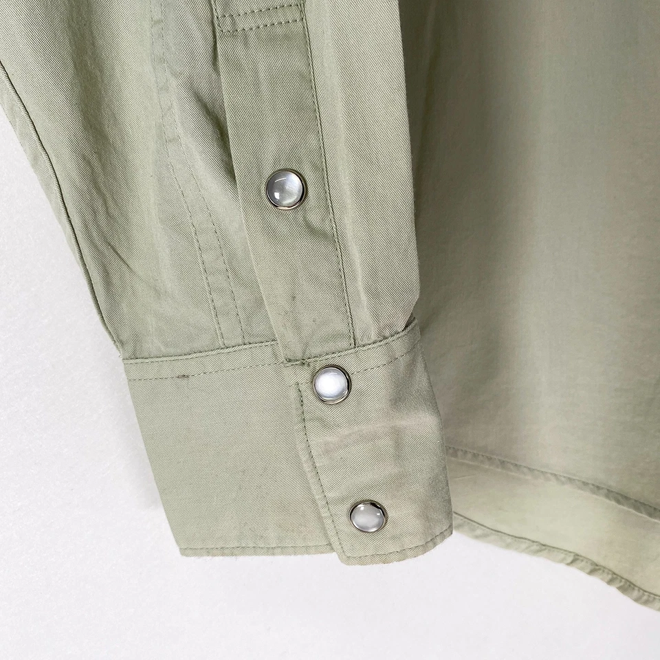 Vintage MAMBO Loud Shirt Western Pearl Snap Button Long Sleeve Cowboy Cowgirl M - image 4 of 4