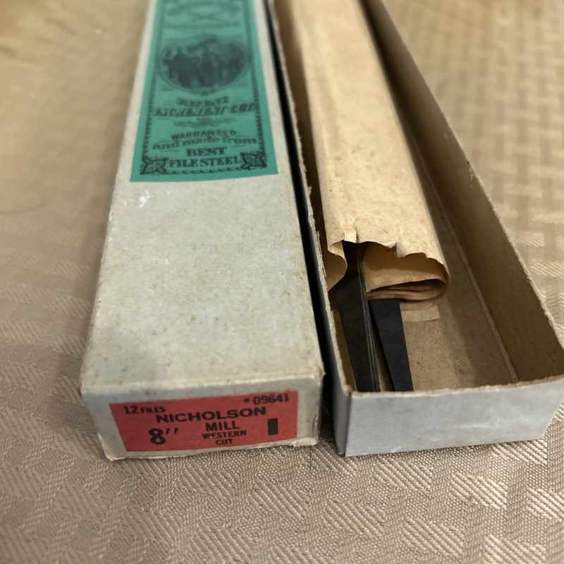 2 Nicholson 8” Mill Western Cut Files