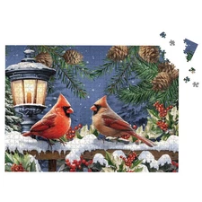 Briarwood Lane Winter Glow Cardinals 1000 Piece Jigsaw Puzzle