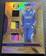 2023 Jimmie Johnson 1/1 Panini Gold Standard Newly Minted Triple Patch #GS-JJ