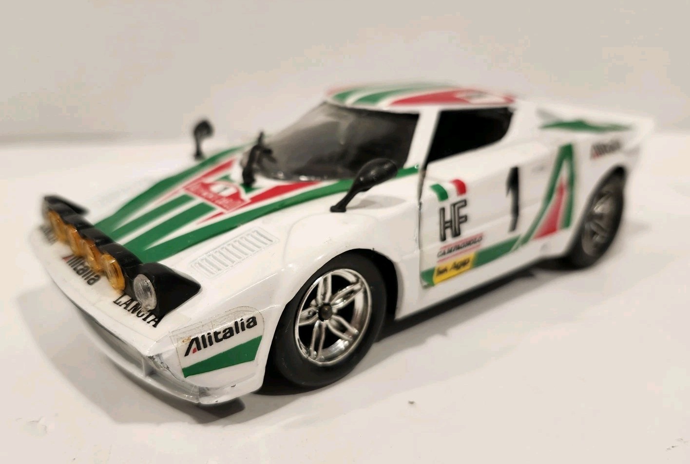 Lancia Stratos Rally  Monte Carlo 1977  Alitalia Number 1 1/43 Die Cast Model