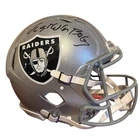 Max Crosby Raiders Full Size Signed Authentic Helmet Inscribed Fanatics COA