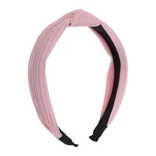 Textured Cotton Knot Headband Soft Hairband for Women 1.3 Inch Wide