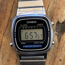 Casio LA670W 3191 Ladies Digital Stainless Steel Watch