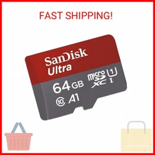 [Older Version] SanDisk 64GB Ultra MicroSDXC UHS-I Memory Card with Adapter - 10