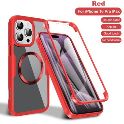 Magsafe Magnetic 360° Full Body Protection Case For iPhone 17 16 15 14 13 12 11