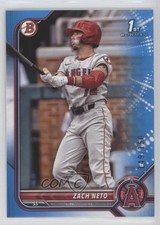 2022 Bowman Draft Blue 149/150 Zach Neto #BD-18 0c7p