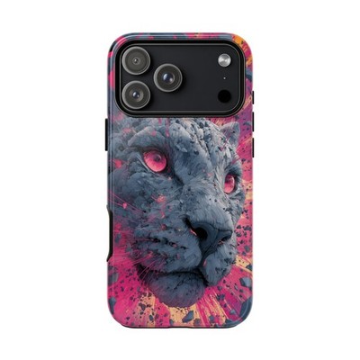 Panther Neon Explosion Cat | Tough Phone Case | iPhone, Galaxy, Pixel