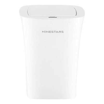 Nine Stars 10L/2.6gal Motion Sensor and Water Resistant Trash Can White