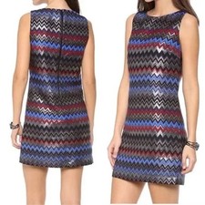 ALICE + OLIVIA Striped Mini Dress 1968