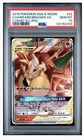 2019 POKEMON SUN & MOON COSMIC ECLIPSE #22 CHARIZARD & BRAIXEN GX PSA 10