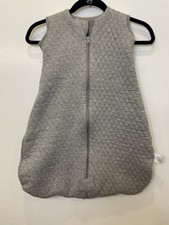 Yoofoss Quilted Baby Sleep Sack Medium 6-12 Months Cotton Zip Blanket Grey Size
