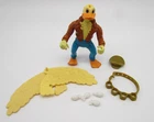Vintage 1989 TMNT Ace Duck Figure & Accessories Teenage Mutant Ninja Playmates