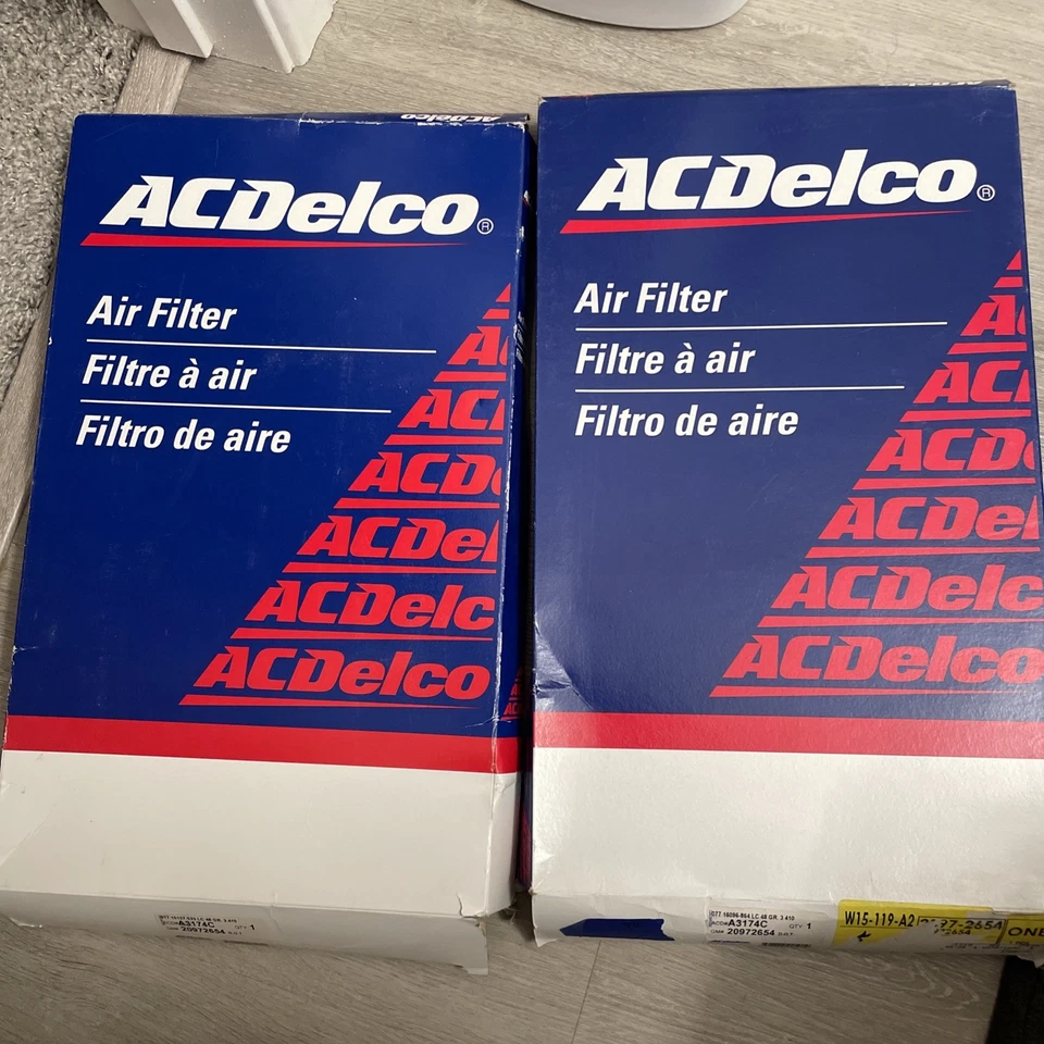 (2) Filtro de aire ACDelco A3174C para Chevrolet Impala Malibu Limited 13-19 Foto 2 de 3