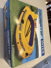 Intex Challenger 2, Set Gommone per 2 Persone con Remi Francesi e Alto