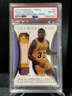 MAGIC JOHNSON 2013 NATL TREASURES TIMELINES /10 JERSEY SWATCH PATCH LAKERS HOF