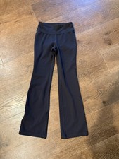 Athleta Girl High Rise Chit Chat Flare Pant Black Size M 8-10