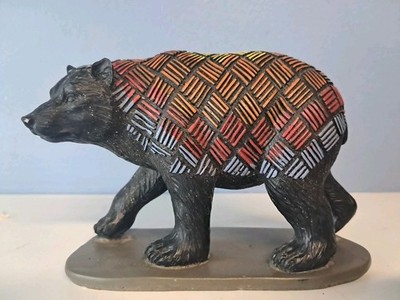 Cherokee Legends Limited Edition Resin Bear Figure Signed By Joel Queen