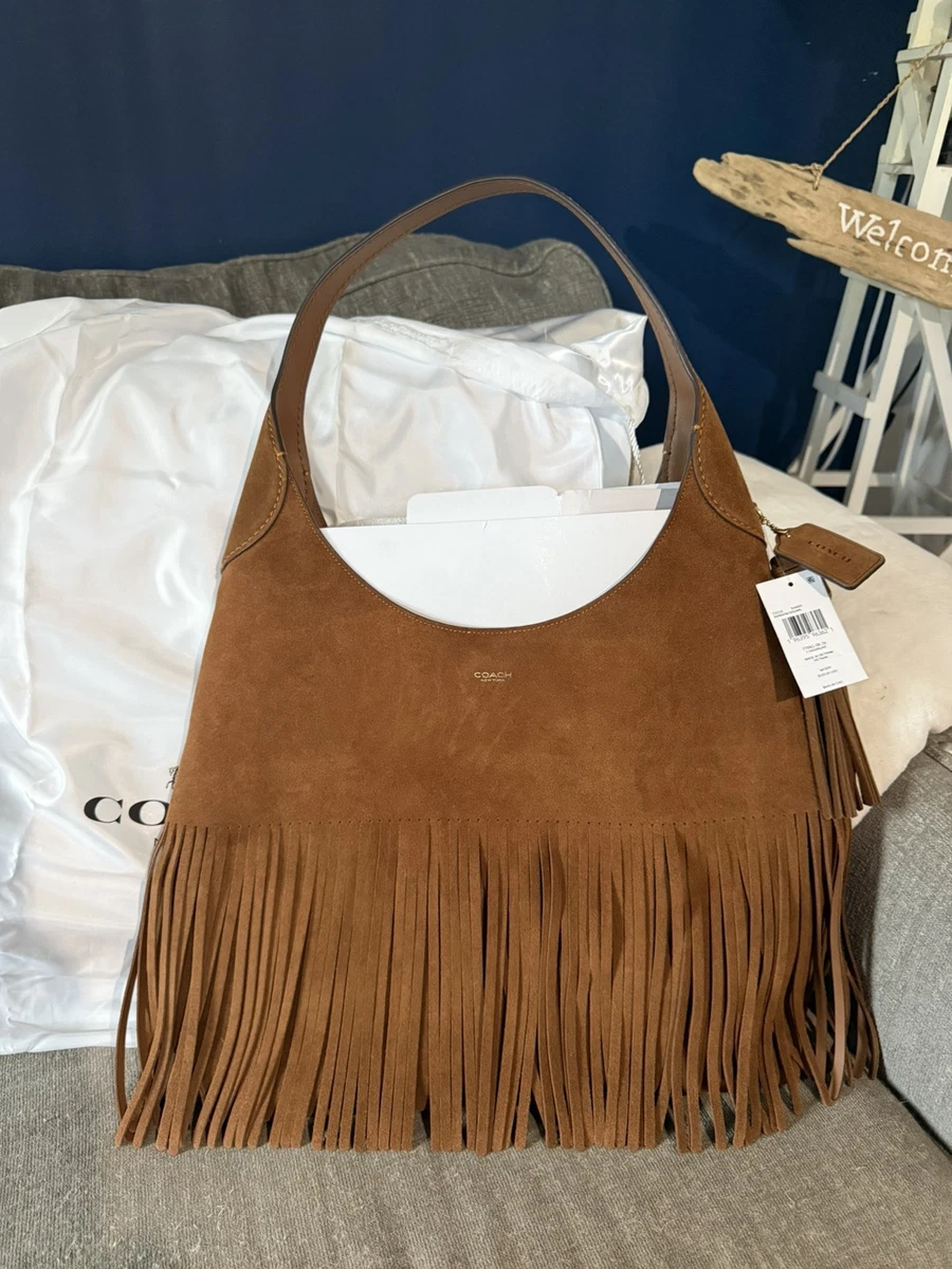 COACH suède one shoulder bag 1421 fringe COACH suède one shoulder bag 1421 fringe Coach Fringe Shoulder
