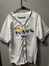 Tampa Bay Rays Pride Jersey - SGA 6/8/2024 Tropicana Field - Size XL