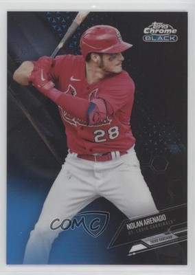 2021 Topps Chrome Black Blue Refractor 11/75 Nolan Arenado #97 rl7