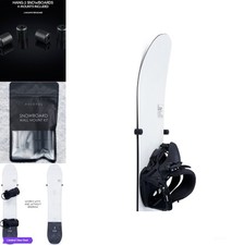 Snowboard Wall Mount Storage 4 Pack Rubber Hanger Vertical Display Rack Garage