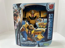Transformers Bumblebee Mo EarthSpark Malto Spin Changer 8" Hasbro Figure NEW