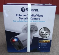 Swann Enforcer PRO-4KMQB 4K Add-On Audio/Video Security Bullet Camera NEW in Box