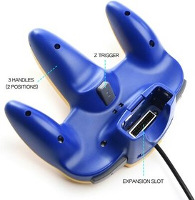 2Pack N64 Controller Joystick Gamepad Long Wired for Classic Nintendo 64 Console