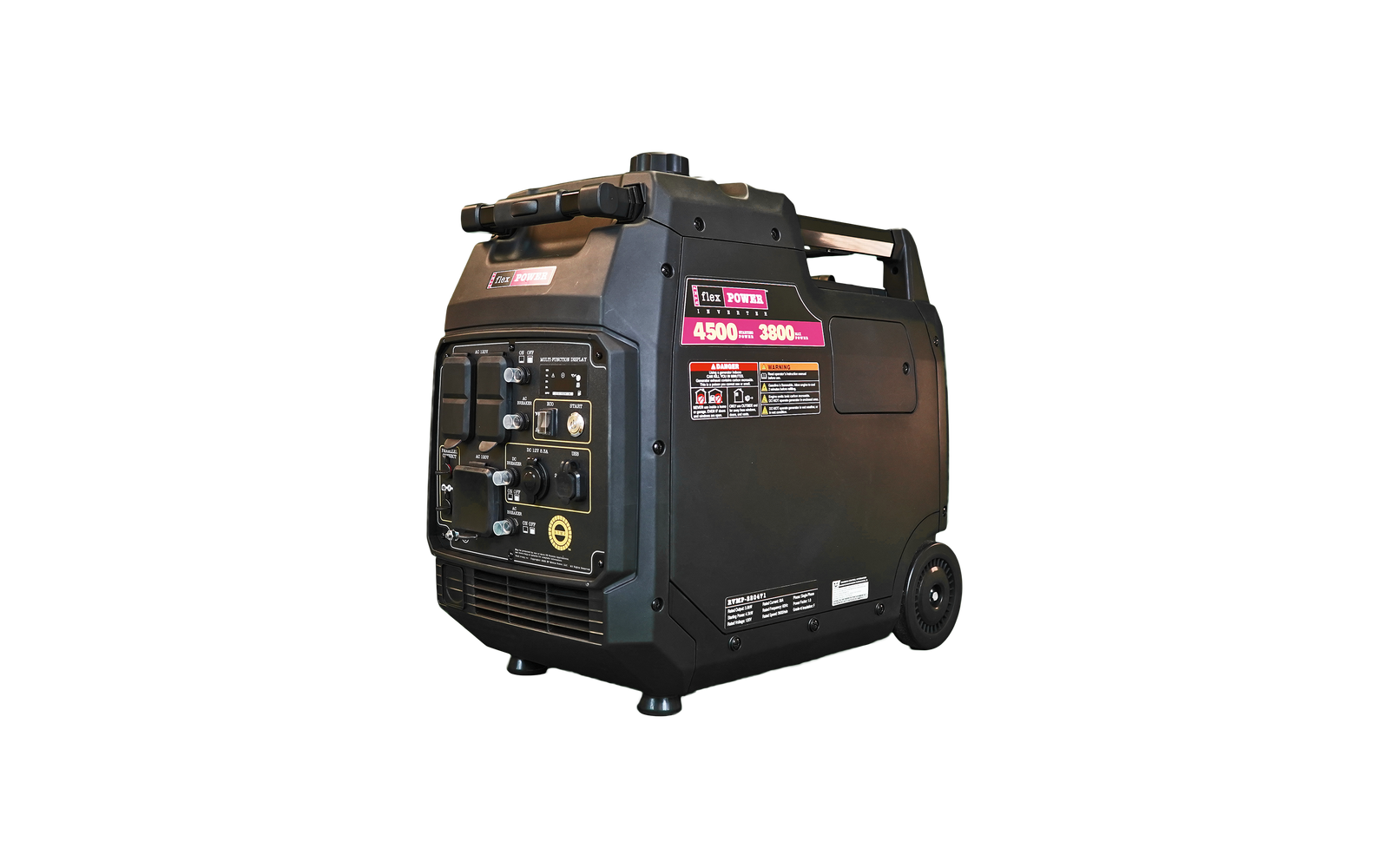 Flex Power 4500ies Electric Start Silent Inverter Portable Generator for RVs eBay