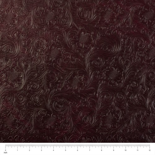 Tooled Faux Leather Western Embossed Vinyl - Fabric By The Yard - Picture 27 of 53