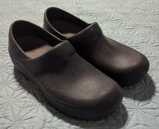 CROCS Dual Comfort Women  s Clogs Sz 9 Black Nursing Shoes Slip Resistant