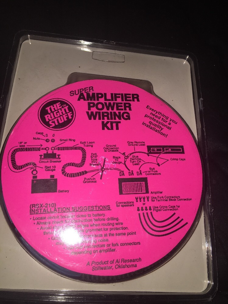 Amp Power Wiring KitRAREBRAND NEWSHIPS SAME BUSINESS DAY eBay
