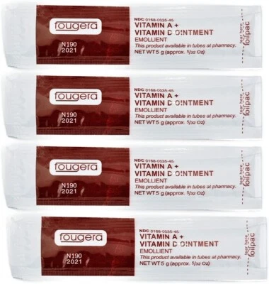 FOUGERA Vitamin Tattoo Aftercare Cream - A+ D Ointment PMU MTS Stick and Hand Poke