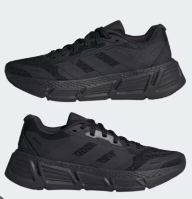 ADIDAS HERREN QUESTAR LAUFSCHUHE SNEAKER SCHWARZ GRÖßE UK 5,5 BRANDNEU