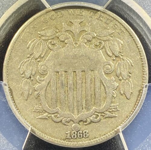1868 Shield Nickel PCGS F15 - Picture 3 of 7