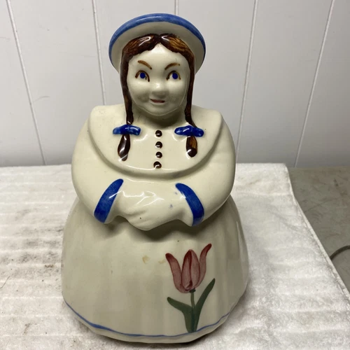 Vtg SHAWNEE Pottery JILL the DUTCH GIRL Country Farmhouse Collectible Cookie Jar