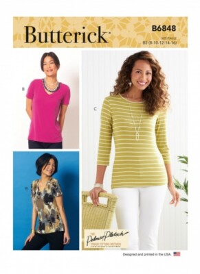 Butterick Schnittmuster 6848 Damen B5 (8-10-12-14-16)