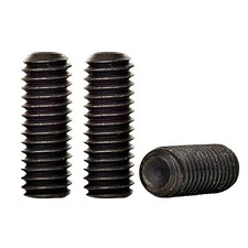 M5 X 8MM BLACK HIGH TENSILE CUP POINT GRUB SCREWS HEX SOCKET SET SCREW 14.9