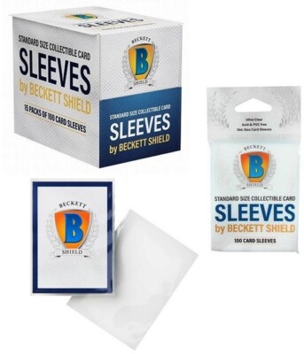 Beckett Shield Standard Card Sleeves Hüllen  15 x  100 pcs 63x88 mm