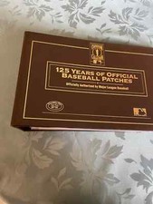 Willabee & Ward 125 Years of Official Baseball Patches (11 patches) in binder