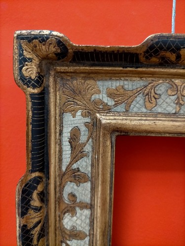 Cornice (Antica) In Stile Dorata E Laccata - Foto 3 di 18