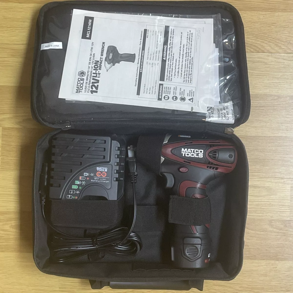 Matco 12v impact driver sale