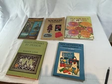 Needlepoint Macrame And Crewel 5 Books Lot