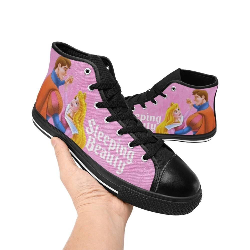 Sleeping Beauty High Top Shoes Sneakers