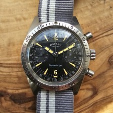 Orologio da uomo cronografo vintage Rotary Aquaplunge