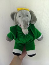 Babar The Elephant 9" Plush Vintage 1988 by Gund Stuffed Animal