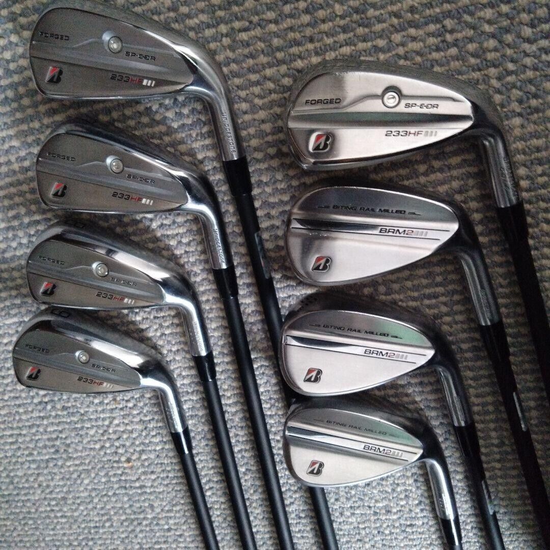 Bridgestone 233HF Iron Set 5pcs 6-Pw & BRM2 Wedge 3pcs 48,52 Bridgestone 233HF Iron Set 5pcs 6-Pw & BRM2 Wedge 3pcs 48,52